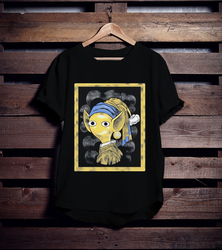 Girl With A Pellet Earring Alien Number 10 T-Shirt