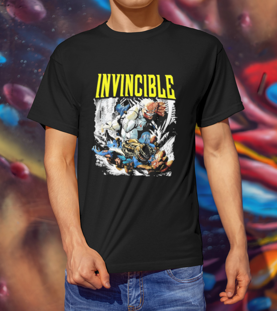 Invincible Thragg Vs Omni Man Epic Battle Comics T-Shirt