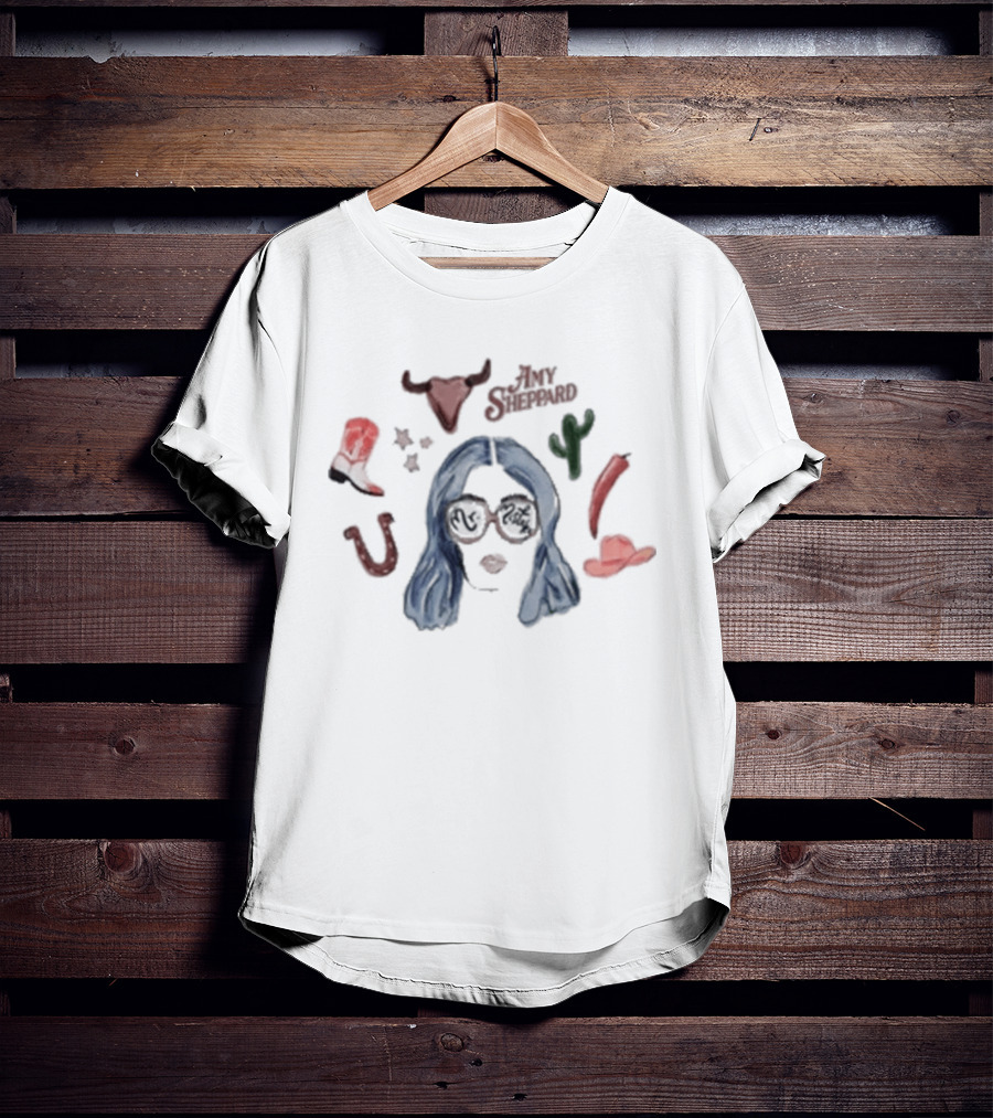 Amy Sheppard Mr. Mistake Western Cowgirl Elements Sunglasses Cactus Boots Hat T-Shirt