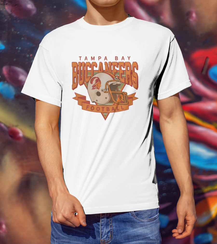 Tampa Bay Buccaneers Football Helmet T-Shirt
