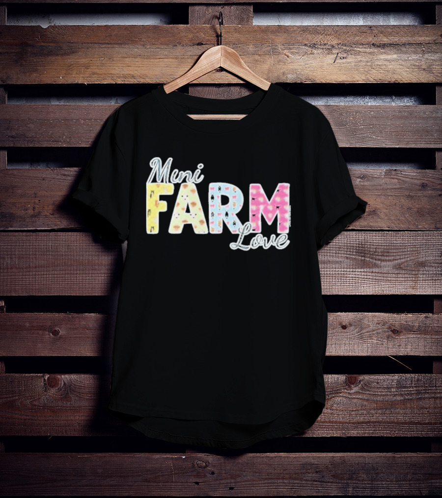 Mini Farm Love Floral Pastel T-Shirt