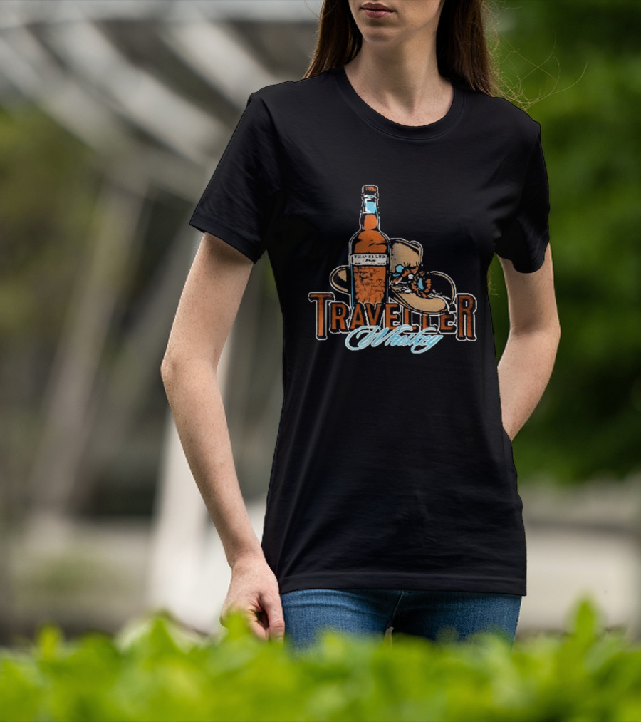 Traveller Whiskey Bottle Hat Chris Stapleton T-Shirt