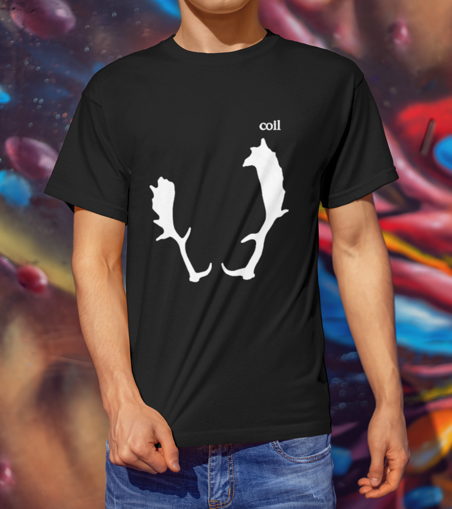Coil Black Antlers T-Shirt