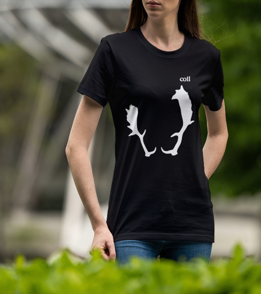 Coil Black Antlers T-Shirt