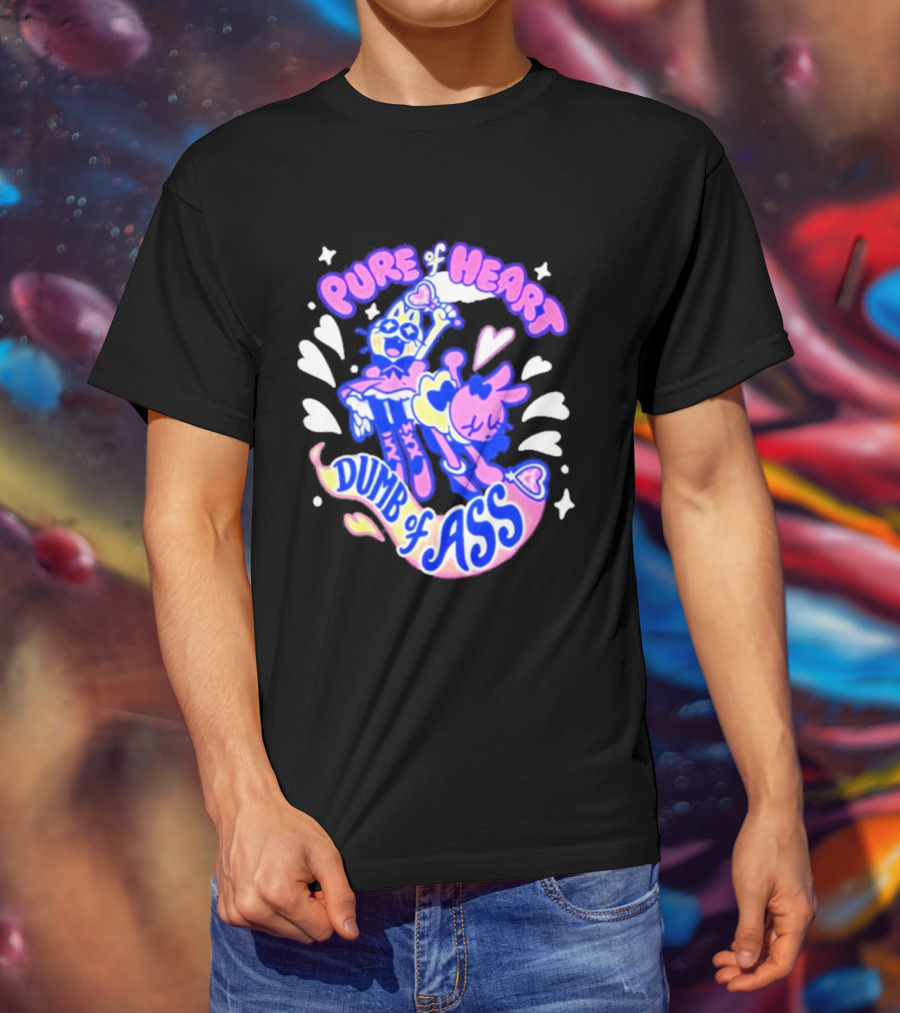 Pure Heart Dumb Of Ass Giraffalope Fun T-Shirt
