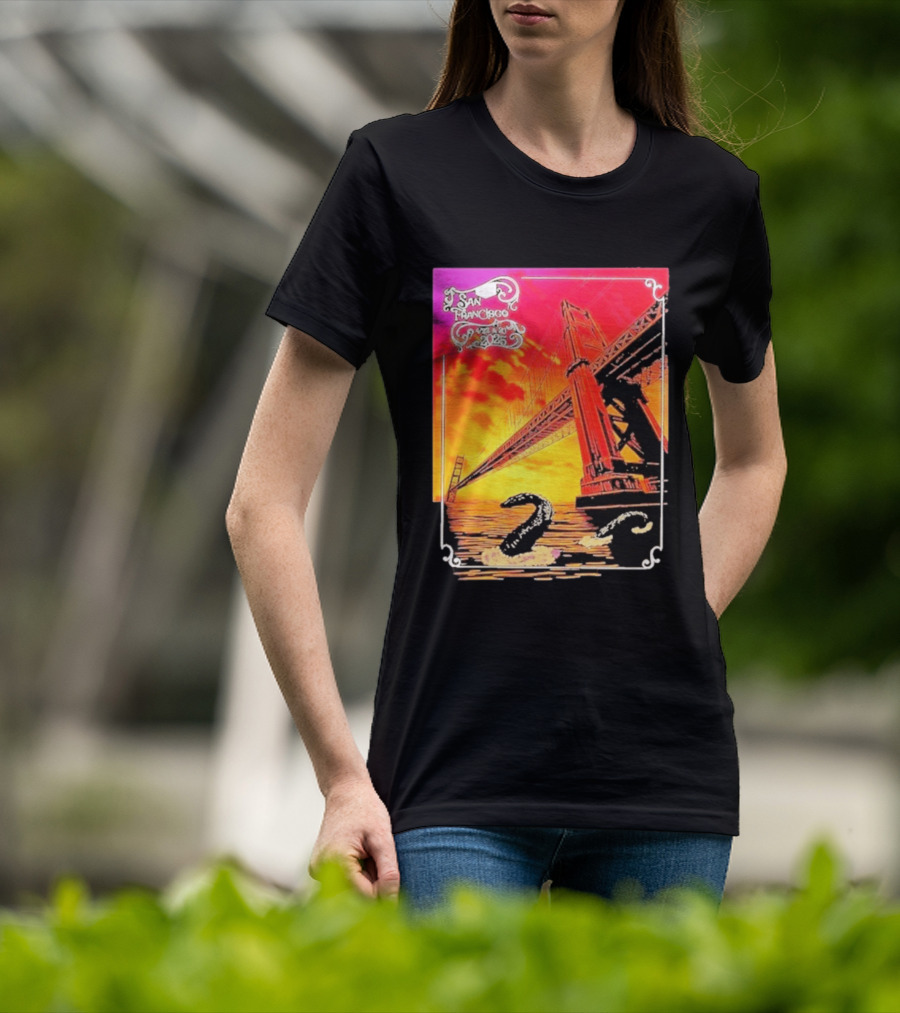 Phish The Spring Tour 2025 Bill Graham Civic Auditorium San Francisco April 22nd 23rdBridge T-Shirt