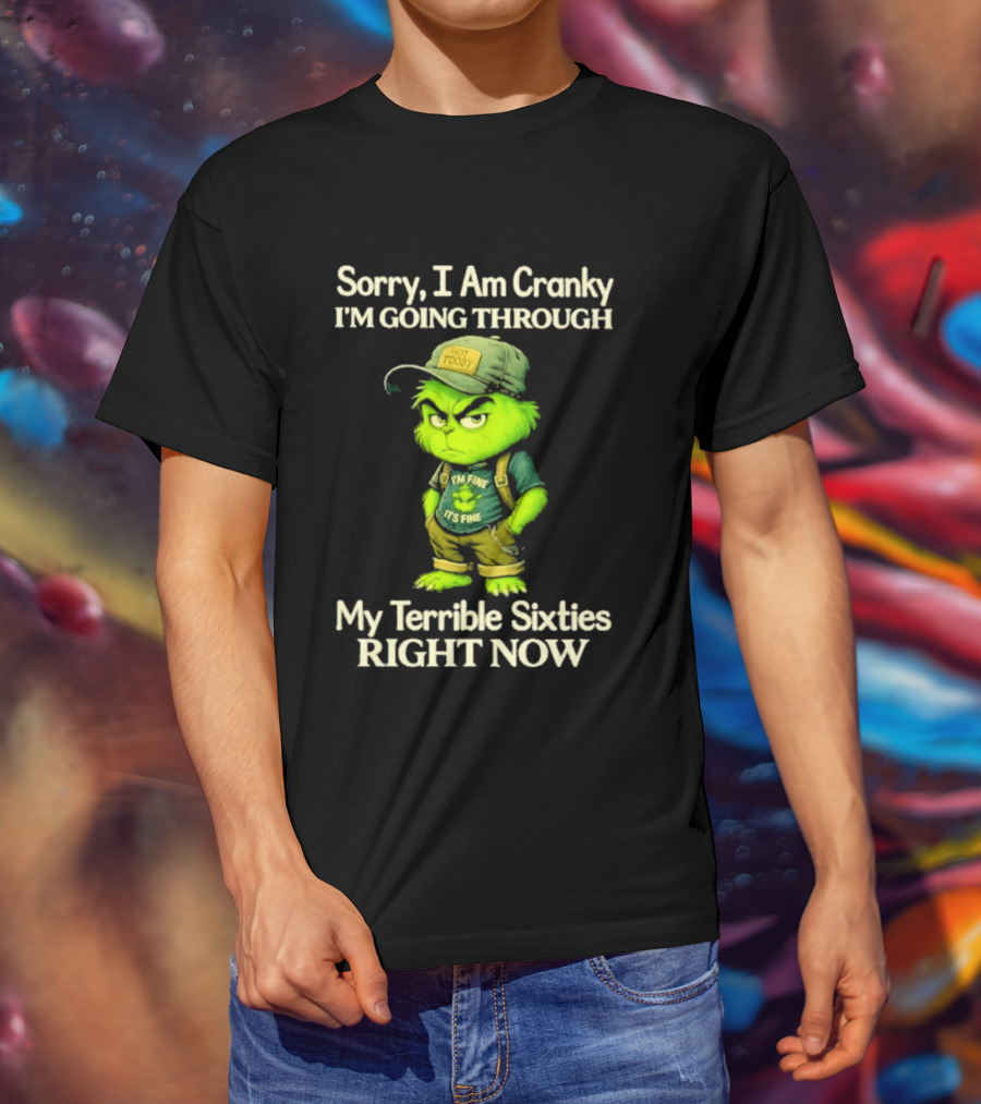 Sorry I Am Cranky I'm Going Through My Terrible Sixties Right Now T-Shirt