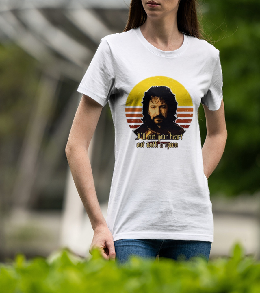 Alan Rickman I'll Cut Your Heart Out With A Spoon T-Shirt