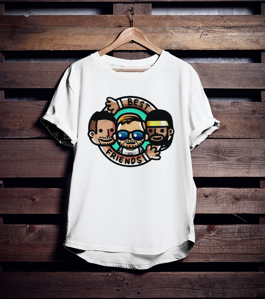 All Elite Wrestling Best Friends Cartoon Characters T-Shirt