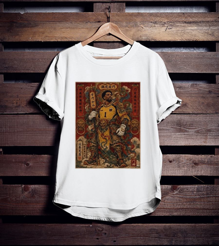Cape Verde Goalkeeper Vozninha Door God Guardian T-Shirt
