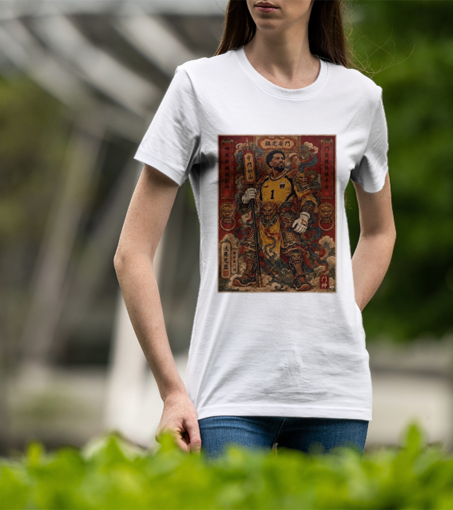 Cape Verde Goalkeeper Vozninha Door God Guardian T-Shirt