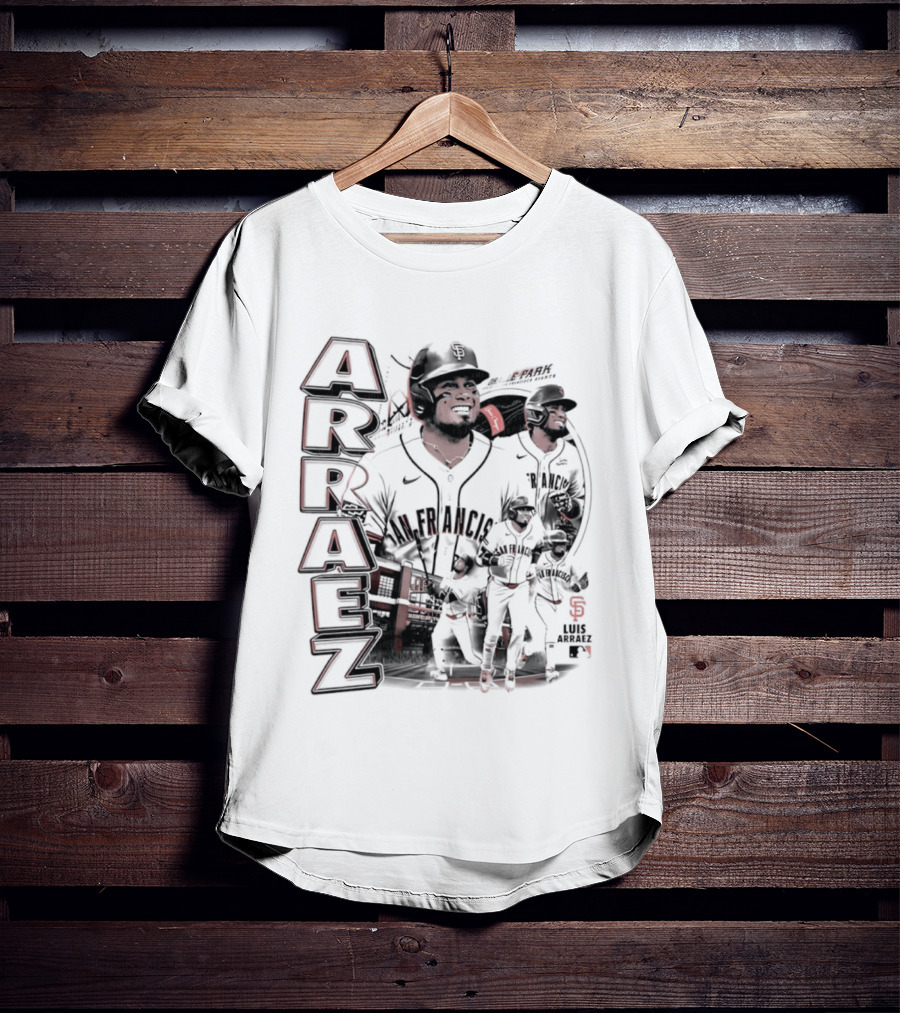 San Francisco Giants Luis Arraez MLB 2026 Collage T-Shirt