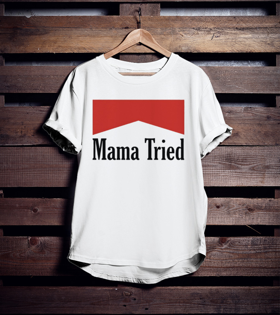 Mama Tried Red Chevron T-Shirt