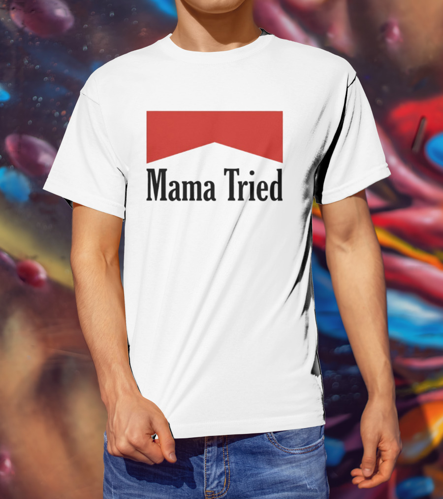 Mama Tried Red Chevron T-Shirt