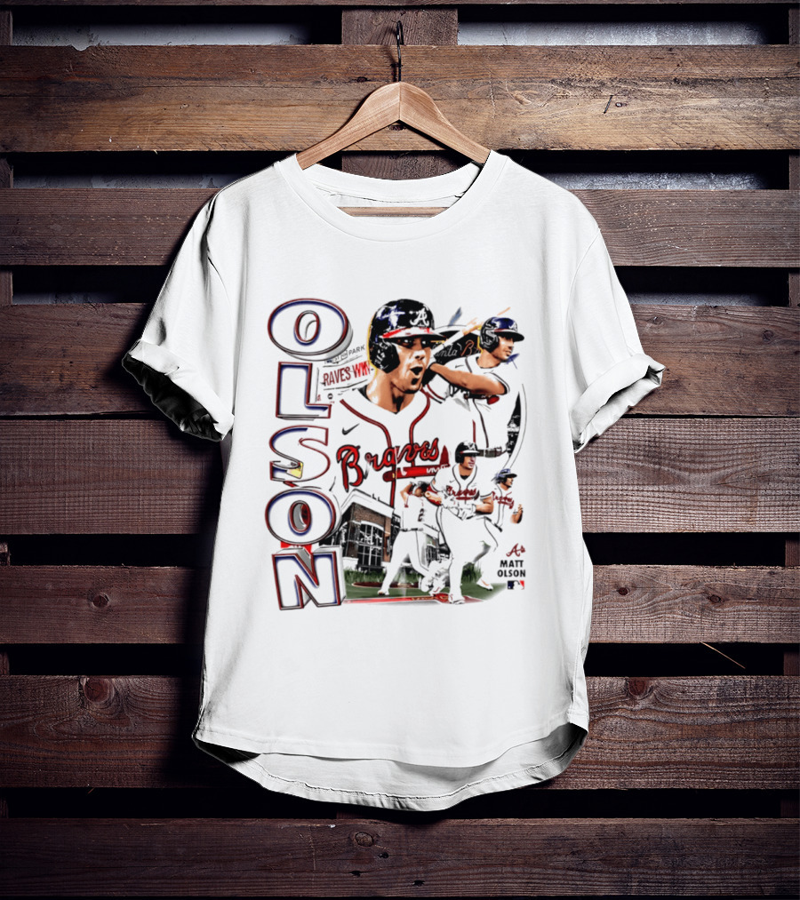 Matt Olson Braves 2026 MLB Collage Nike Swingman T-Shirt