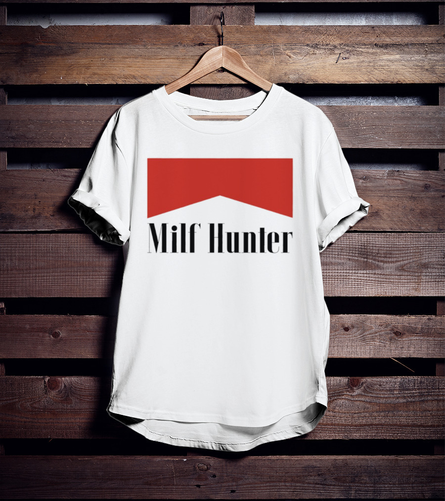 Milf Hunter Marlboro Red Crest T-Shirt