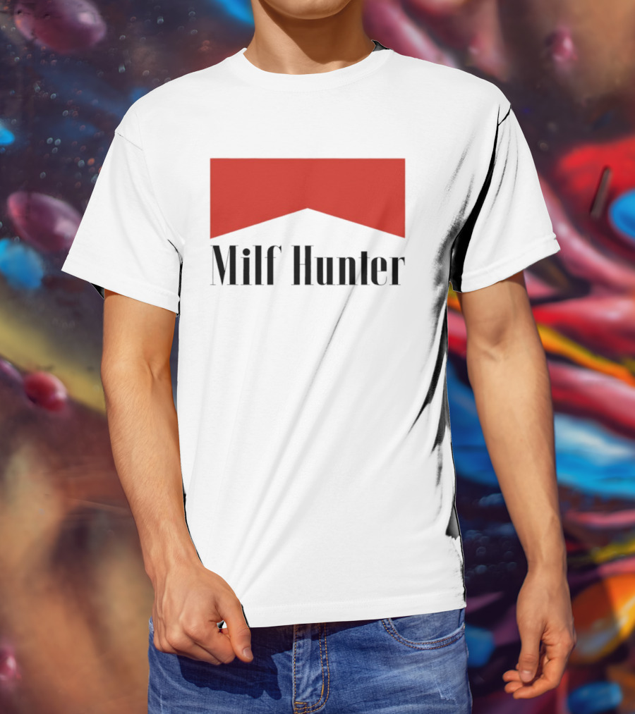 Milf Hunter Marlboro Red Crest T-Shirt
