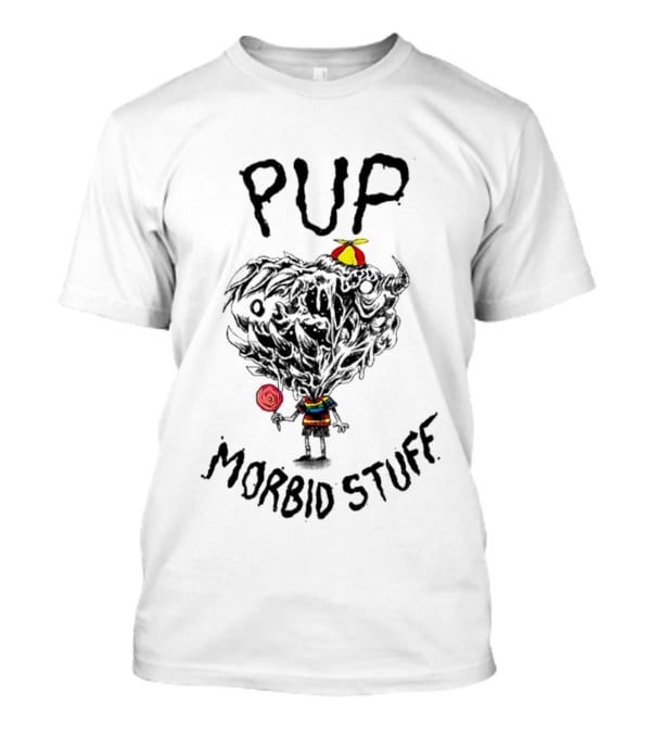 Pup Morbid Stuff Lollipop Hat Monster T-Shirt