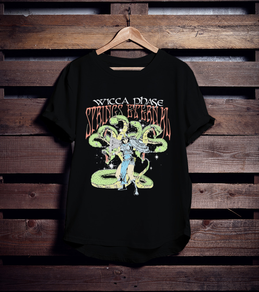 Wicca Phase Springs Eternal Mystic Protector Serpent Warrior T-Shirt
