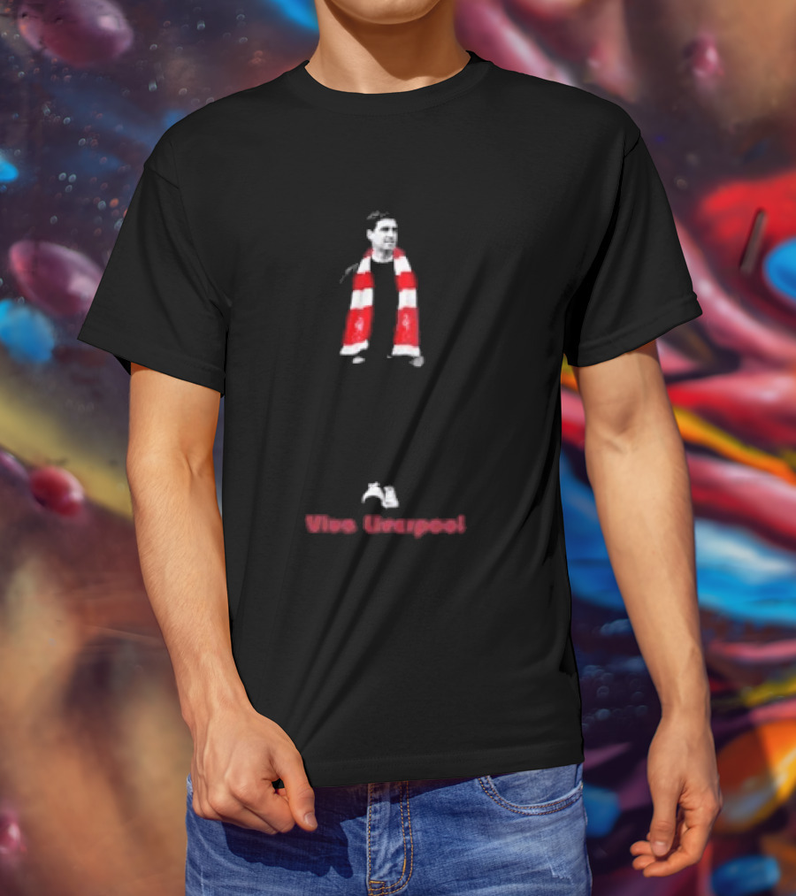 Xabi Alonso Viva Vamos Liverpool LFC Football YNWA T-Shirt