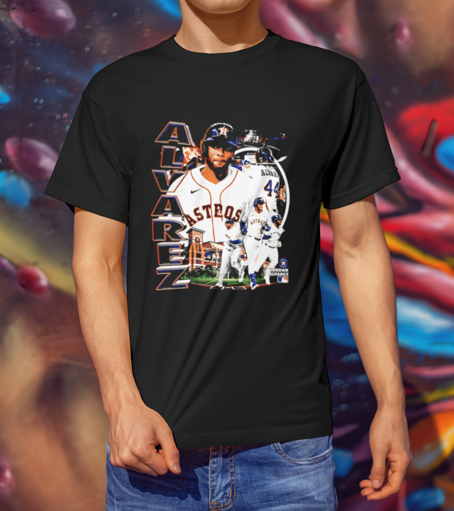 Yordan Alvarez Astros Baseball Number 44 Collage T-Shirt