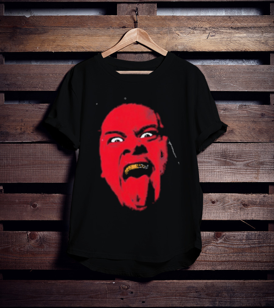 Zilla Fatu Distressed Wrestling Face T-Shirt