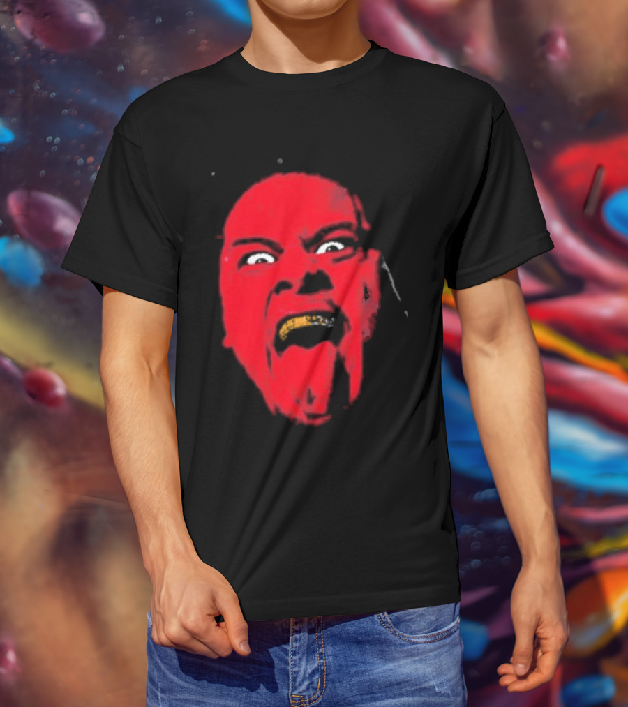 Zilla Fatu Distressed Wrestling Face T-Shirt