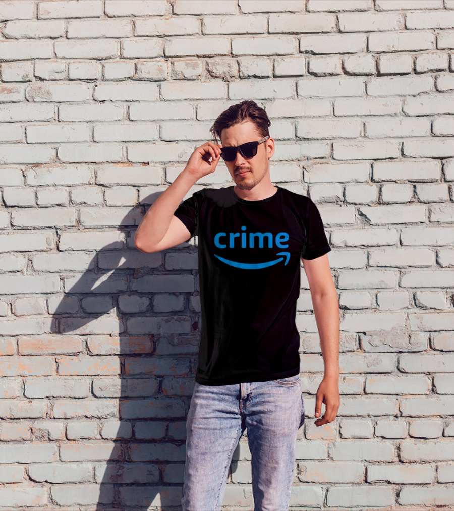 Amazon Prime Crime Parody Oversized T-Shirt