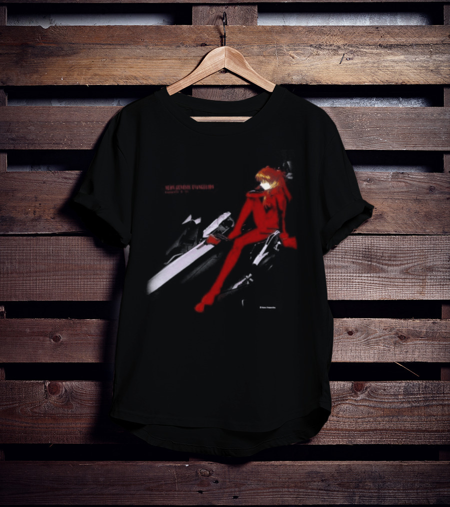 Asuka Langley Soryu Neon Genesis Evangelion Genesis 0 11 Bold Red T-Shirt