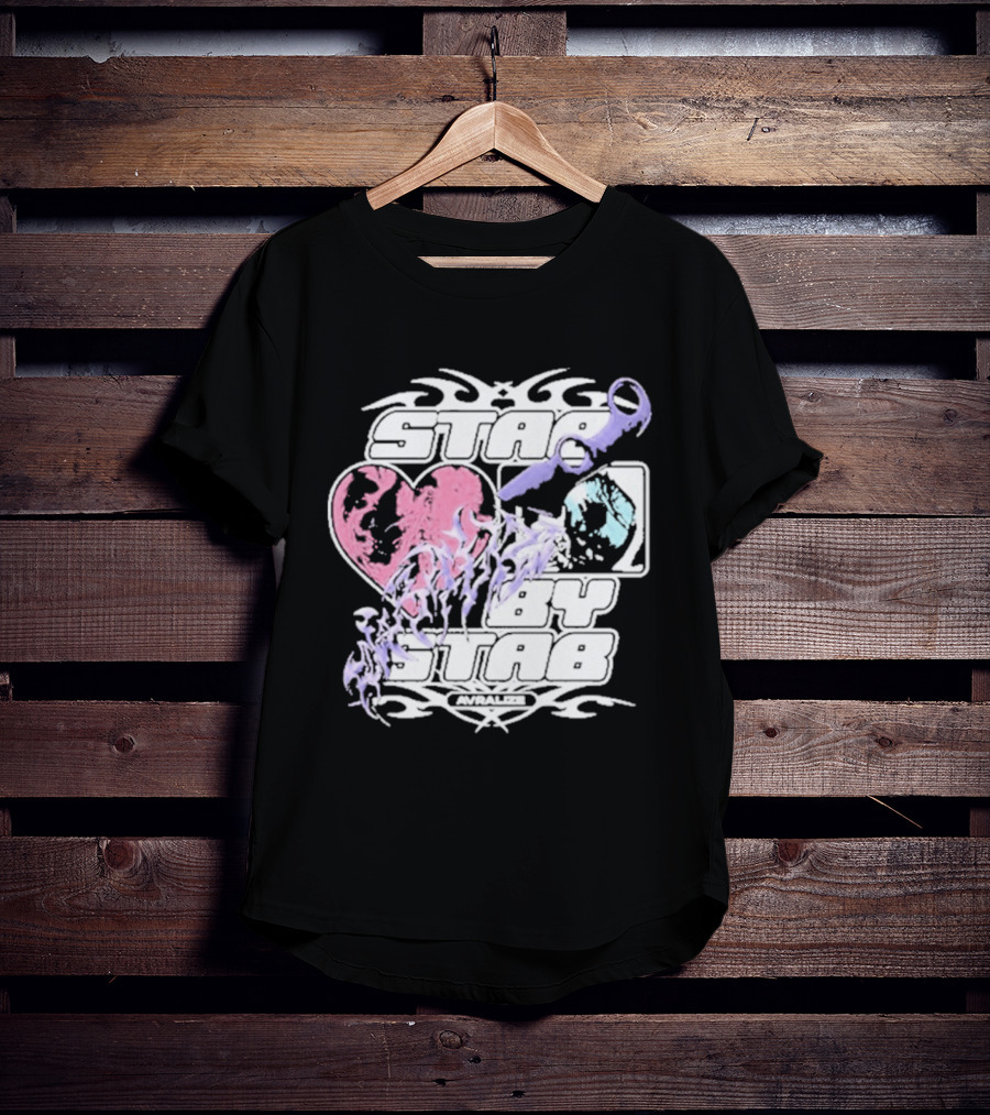 Avralize Stab By Stab Heart And Wrench T-Shirt