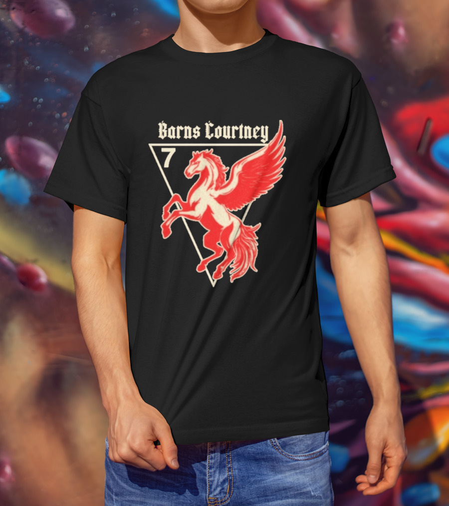 Barns Courtney Pegasus 7 Retro Triangular Pegasus T-Shirt