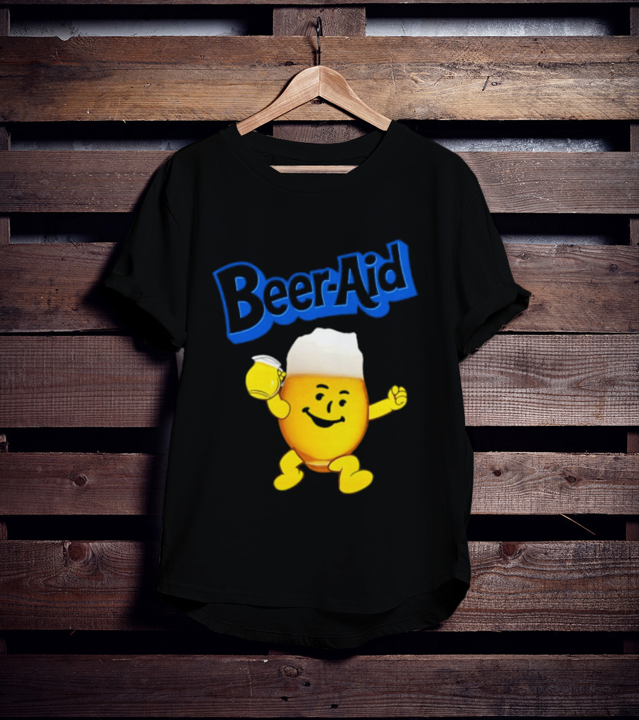 Beer Aid Kool Aid Beer Alcohol Party Humor T-Shirt