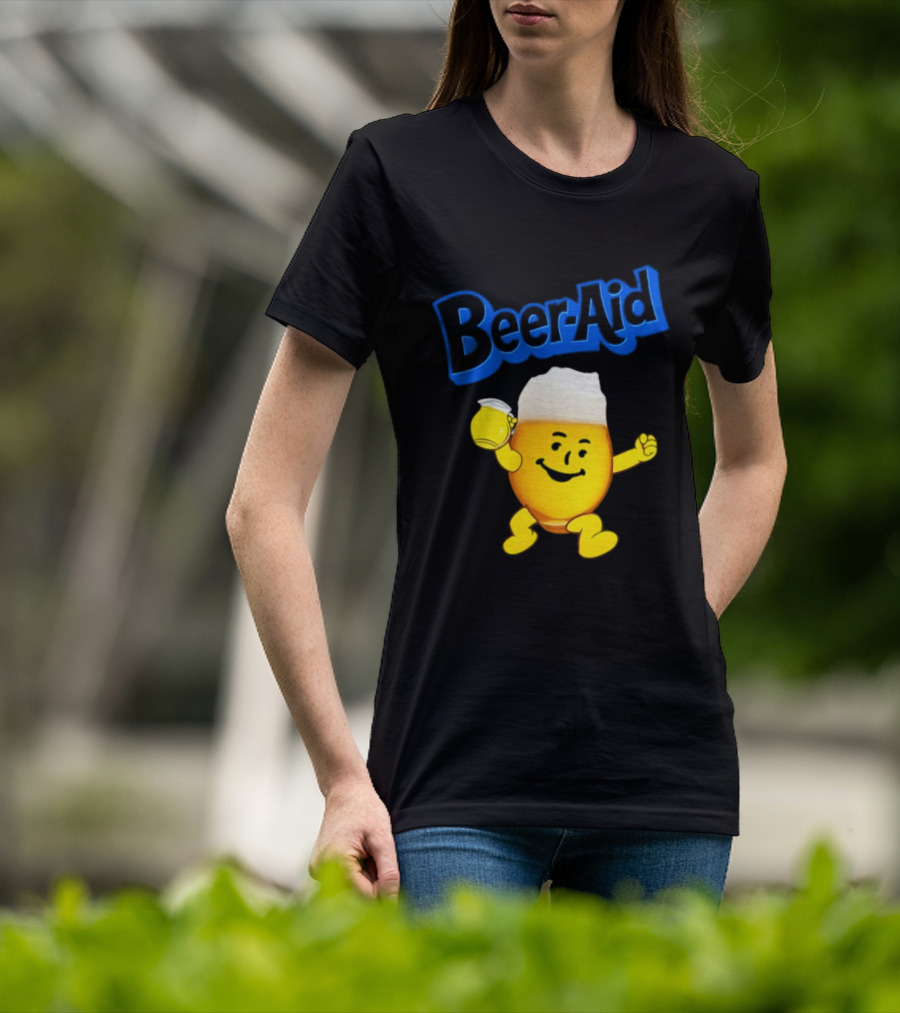 Beer Aid Kool Aid Beer Alcohol Party Humor T-Shirt