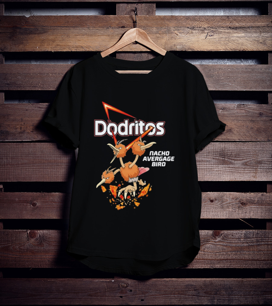 Dodritos Nacho AVERGAGE BIRD Pokemon T-Shirt