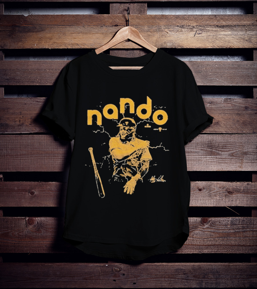 Nando Fernando Tatís Jr. San Diego Padres Baseball Player With Bat T-Shirt
