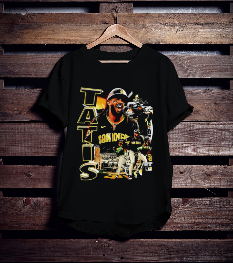 San Diego Padres Tatis Jr. 2026 MLB Collage T-Shirt