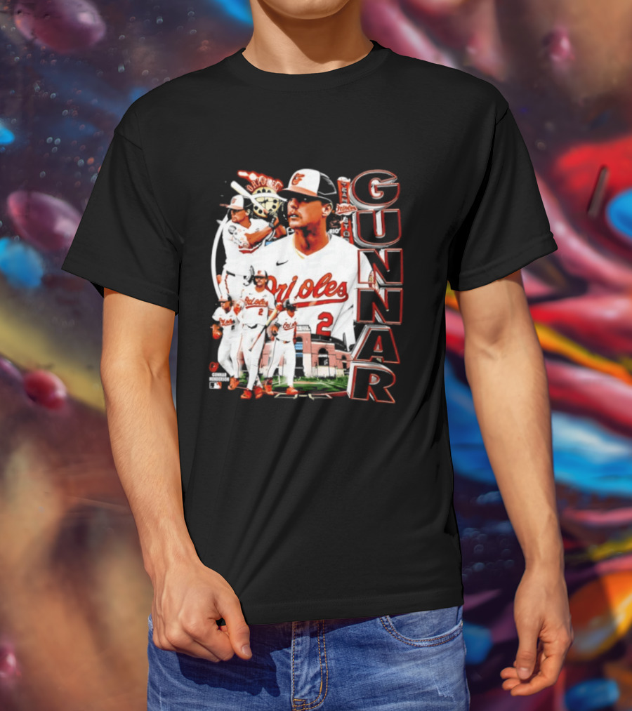 Gunnar Henderson Baltimore Orioles MLB 2026 Collage T-Shirt