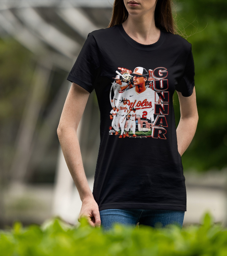 Gunnar Henderson Baltimore Orioles MLB 2026 Collage T-Shirt