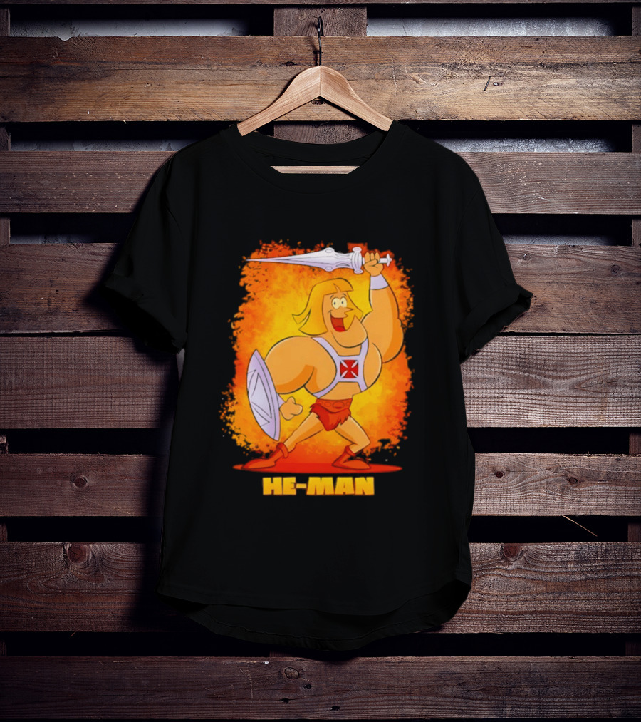 He Man Power Sword Masters Of The Universe Retro 80s T-Shirt