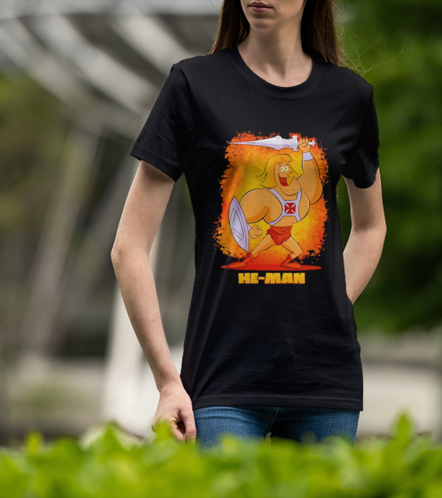 He Man Power Sword Masters Of The Universe Retro 80s T-Shirt