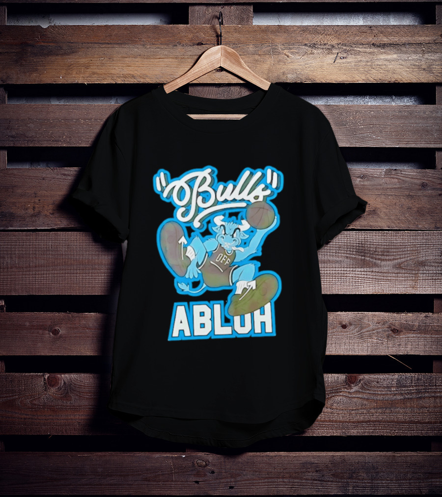 Bulls Abloh Off Basketball Slam Dunk T-Shirt