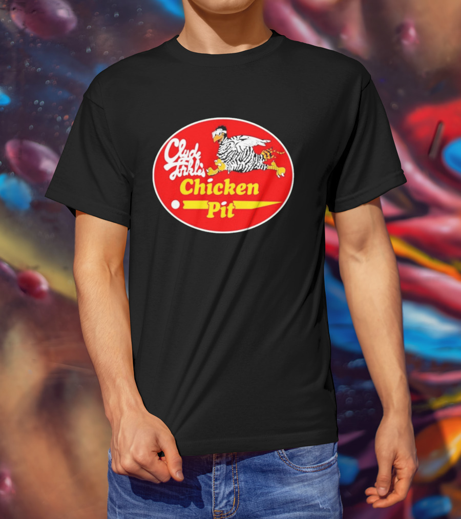 Clyde Torkel's Chicken Pit Stroker Ace Racing Theme Retro 1983 T-Shirt