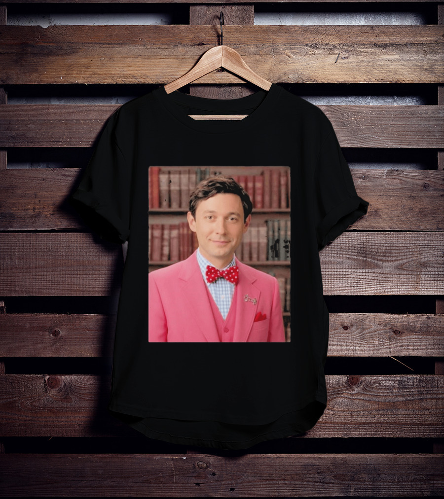 Pinky Herman Jon Ossoff Bow Tie Suit T-Shirt