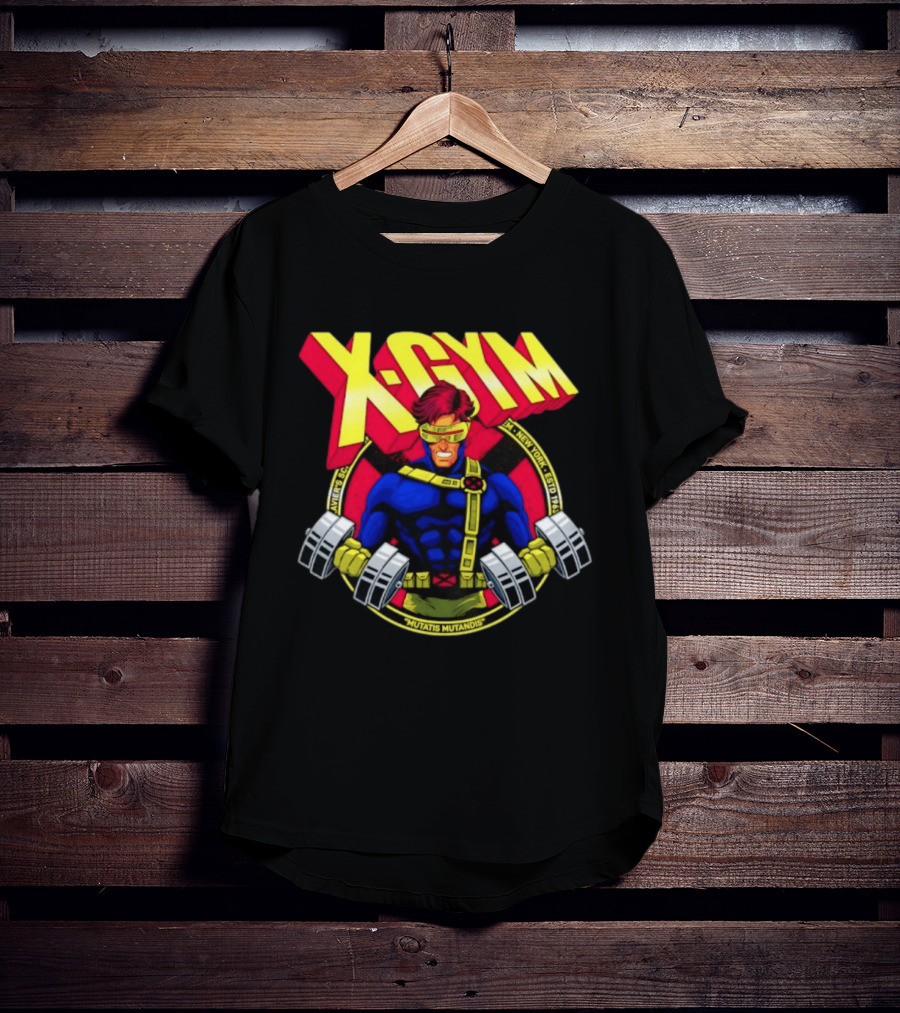 X Gym Cyclops Xavier's School New York Mutatis Mutandis Estd 1963 T-Shirt