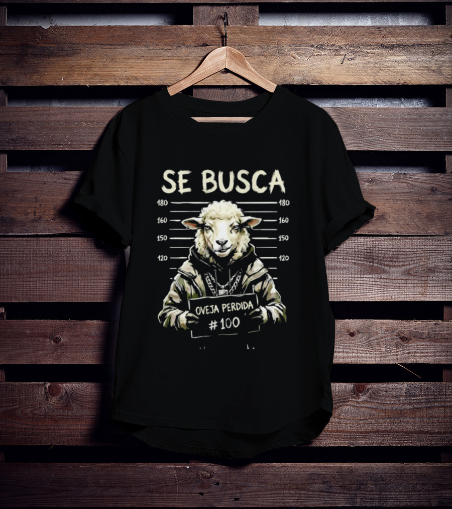 Se Busca Oveja Perdida 100 Shot T-Shirt