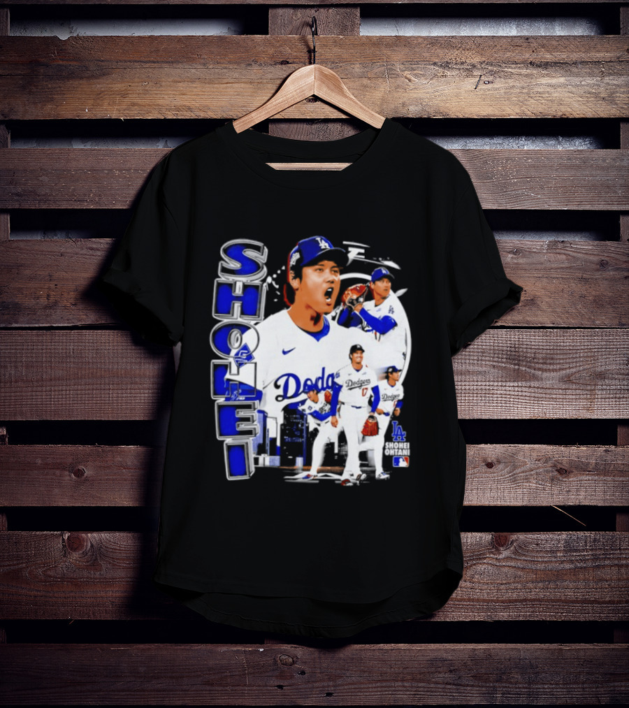 Shohei Ohtani Los Angeles Dodgers MLB 2026 Dodgers Collage T-Shirt