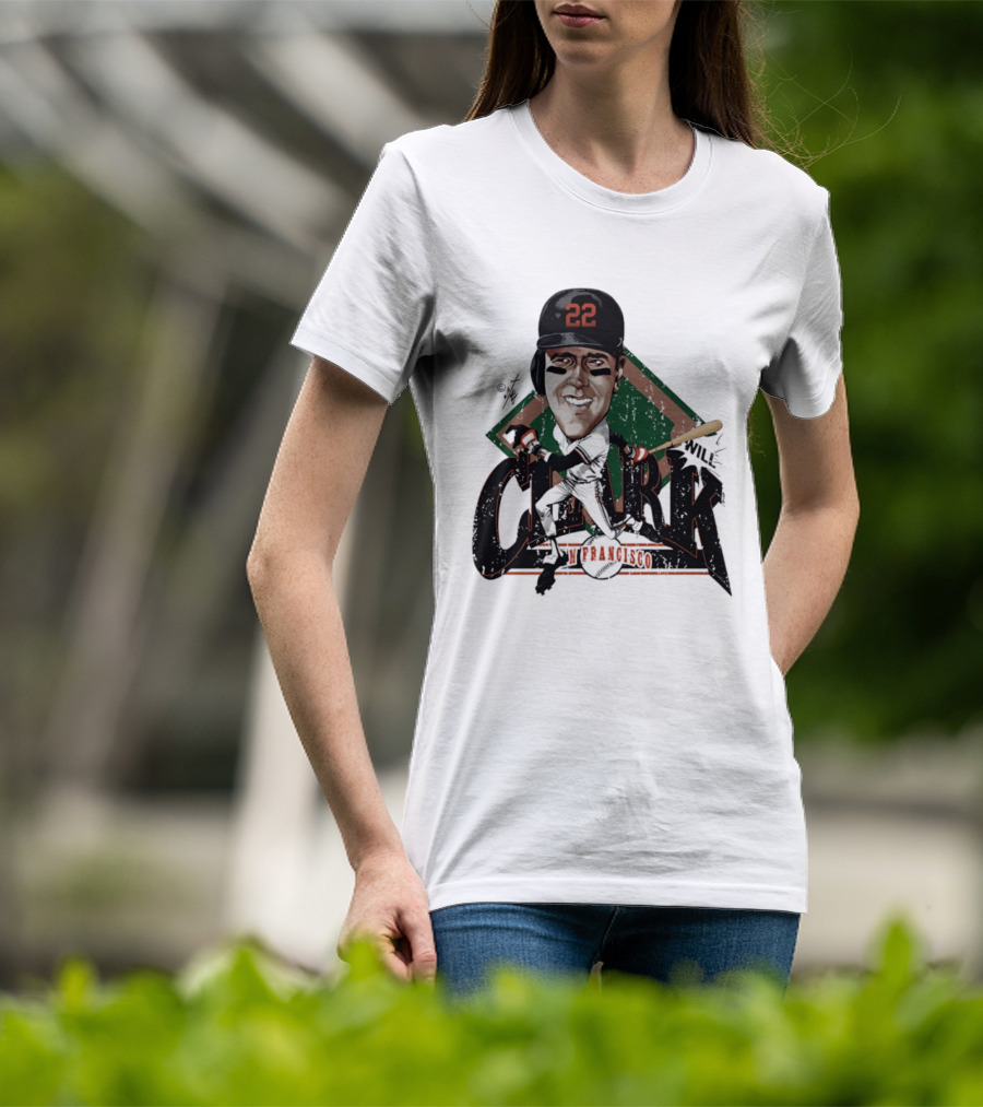 Will Clark San Francisco Giants 22 Bruce Stark Caricature T-Shirt