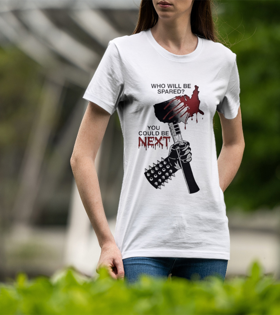 United States Map Axe Who Will Be Spared You Could Be Next T-Shirt