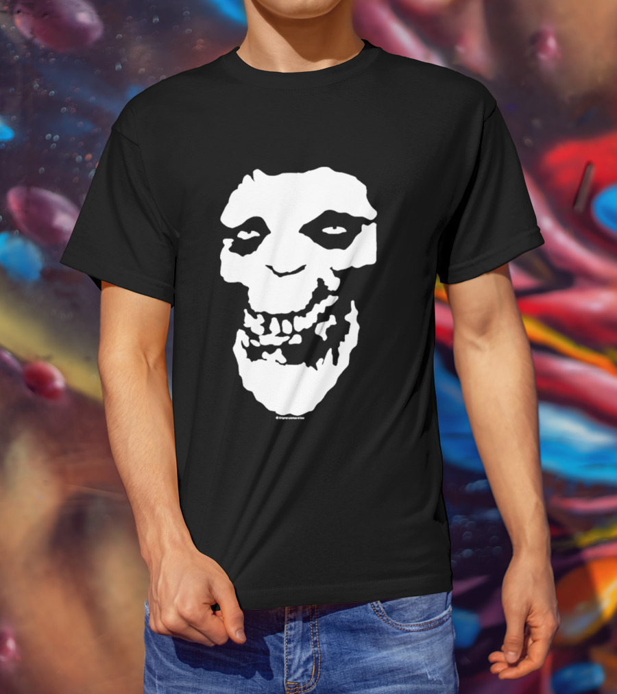 Halftime A Bathing Ape Misfits Fiend Skull T-Shirt