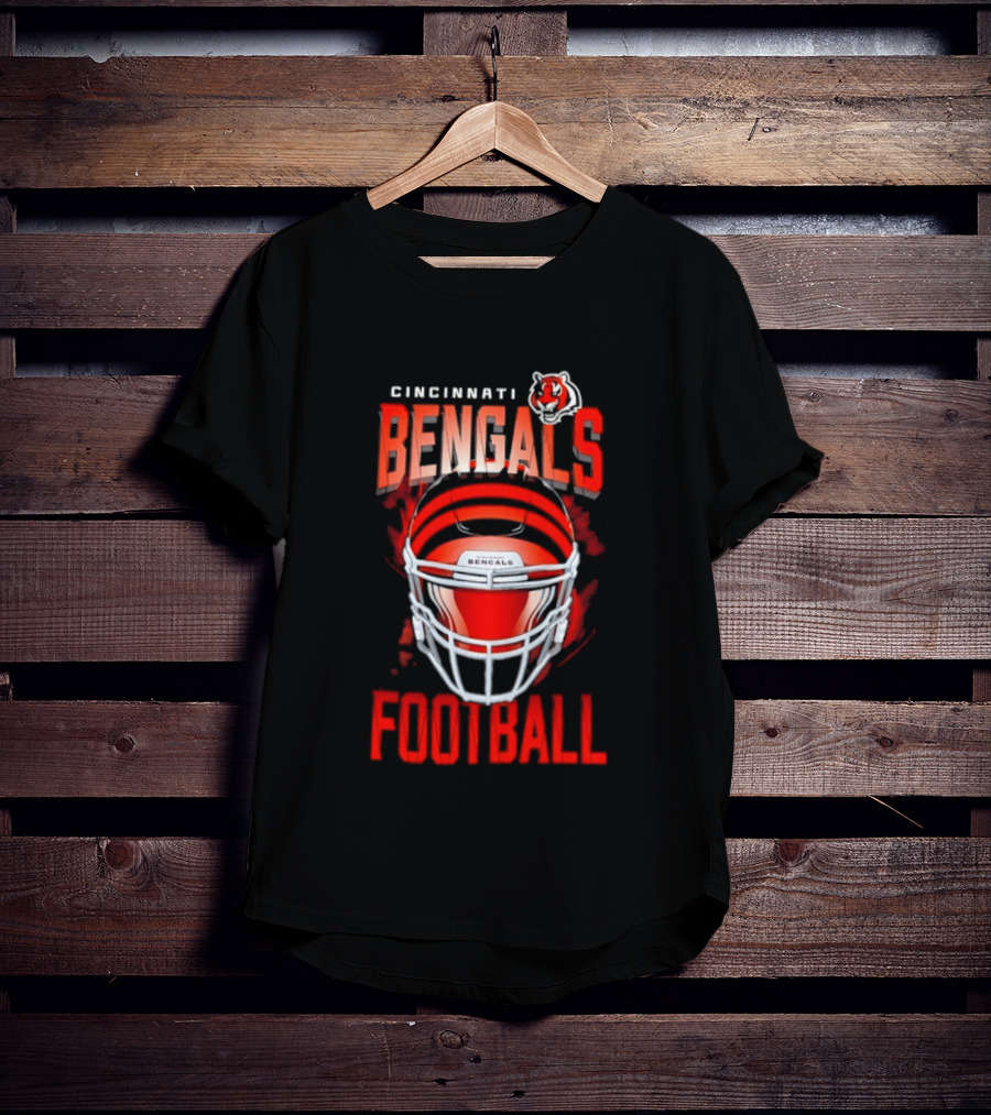 Cincinnati Bengals Football Helmet 2026 Season Bengals Tiger T-Shirt